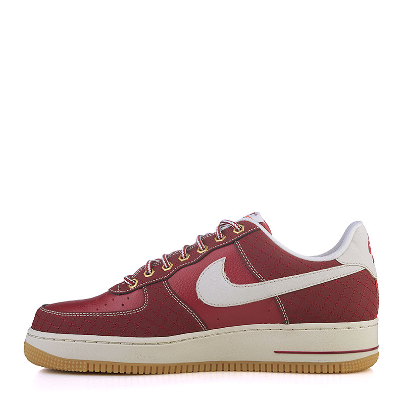 мужские бордовые кроссовки Nike Air Force 1 Low 488298-625 - цена, описание, фото 3